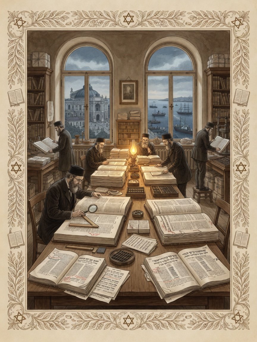 Original illustration: Jewish Bible printing and scholarship in Odessa