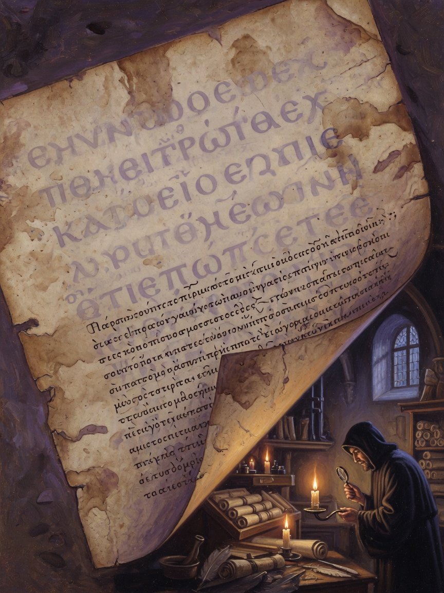 An illustrated Greek Bible palimpsest evoking Codex Ephraemi Rescriptus