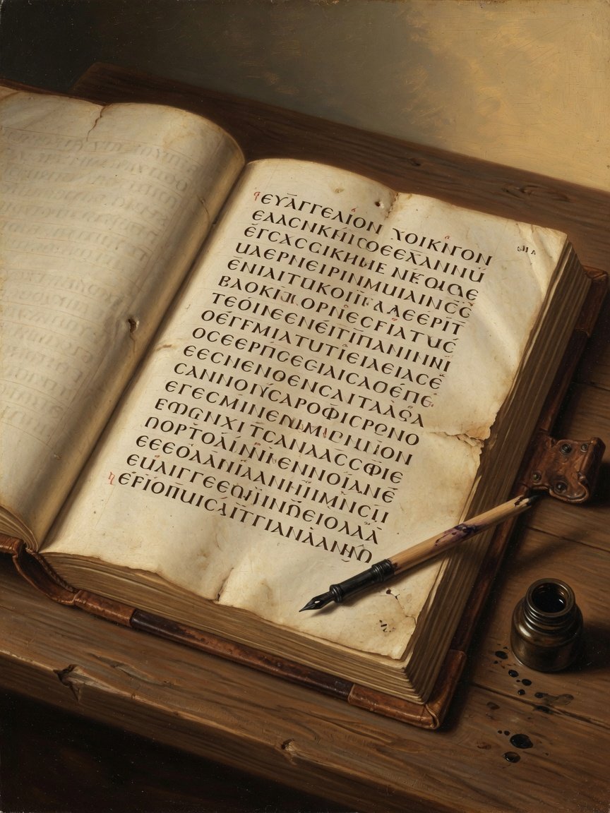 An illustrated fourth-century Gospels codex evoking Codex Washingtonianus