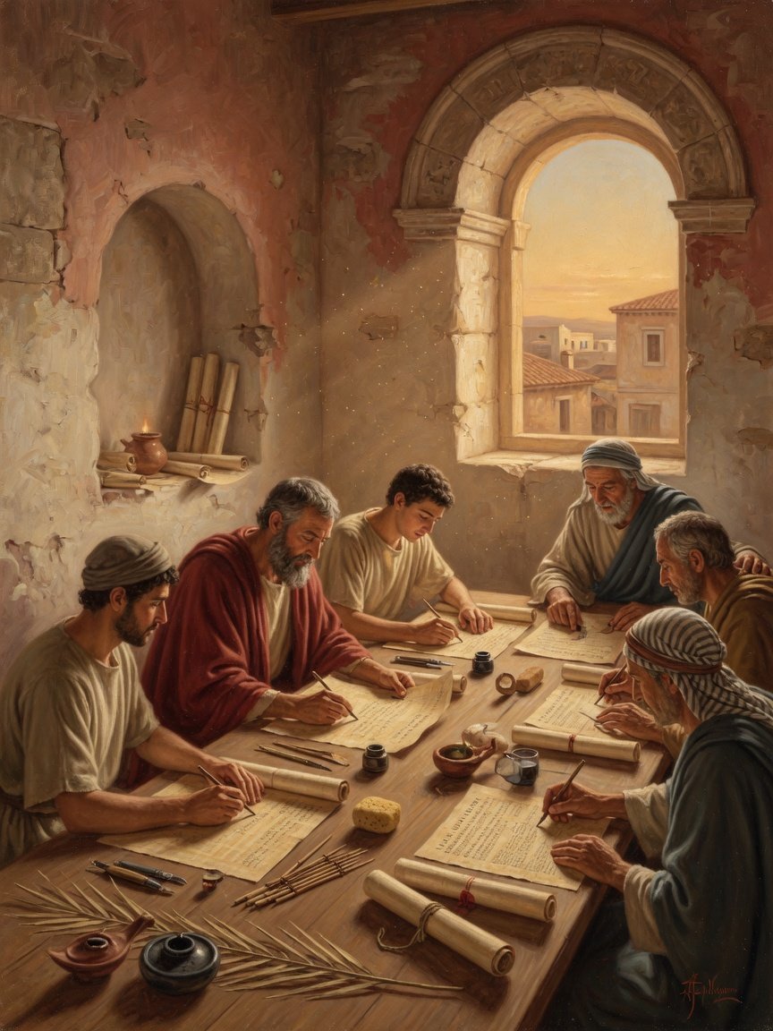 Early Christian authors writing the books of the Greek Bible