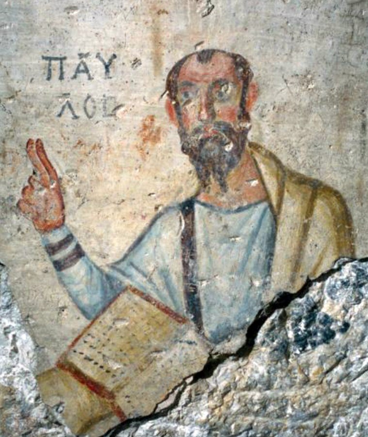 Oil painting depicting Roman citizens and early Christians confronting the radical message of the Cross in ancient Rome