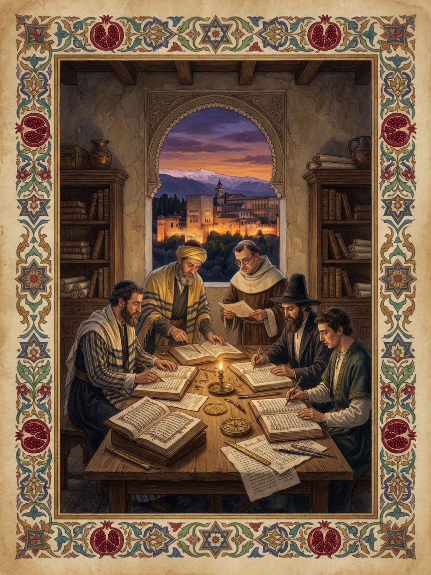 Original illustration: Jewish Bible scholarship in Granada