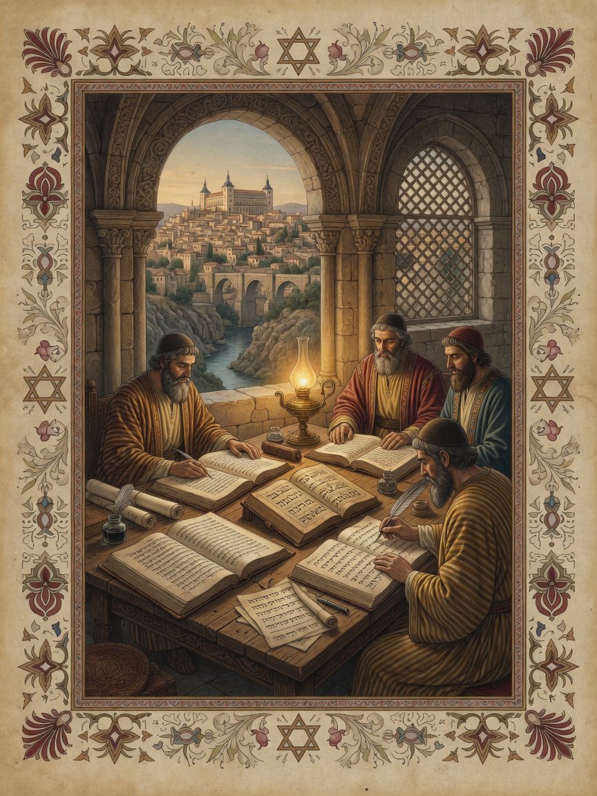 Original illustration: Jewish Bible scholarship in Toledo