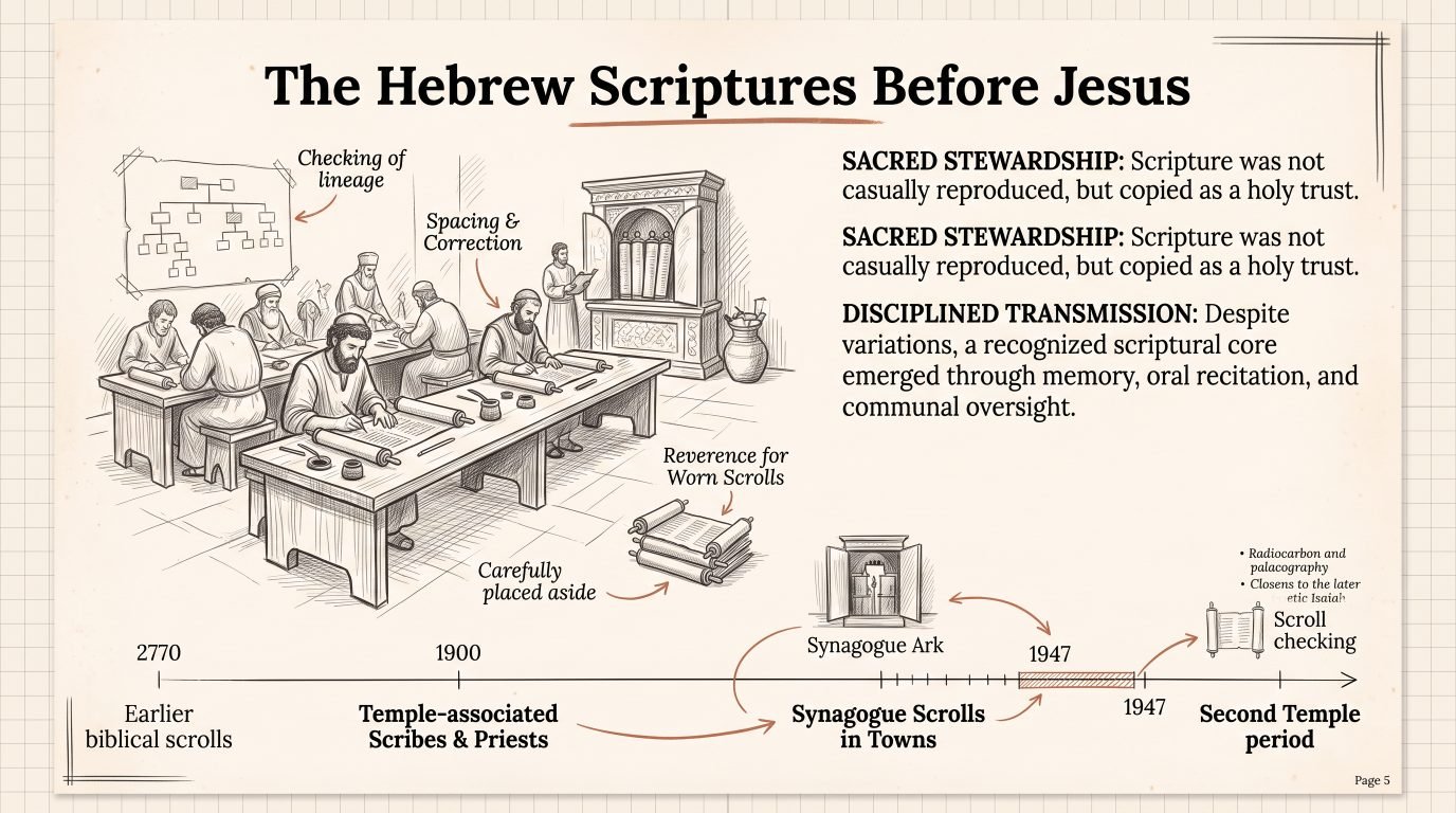 Slide 3 of The Preservation of the Holy Bible Since the Time of Jesus